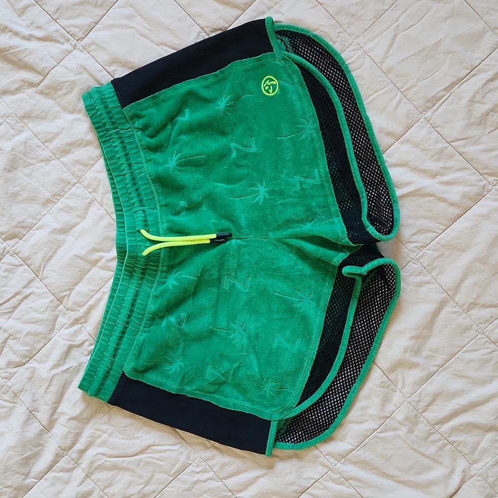 Zumba green shorts